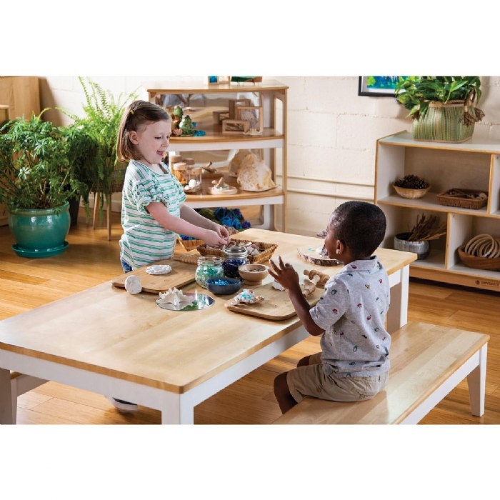 Alternate Image #1 of Sense of Place Farmhouse Table and Two Benches