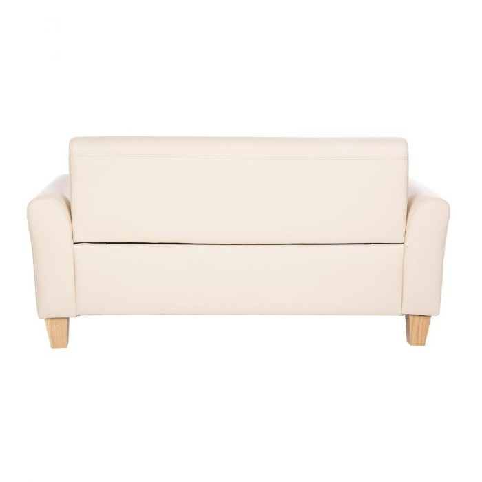 Alternate Image #1 of Sense of Place Tan Vinyl Couch