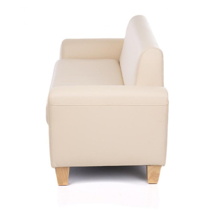 Alternate Image #1 of Sense of Place Tan Vinyl Couch