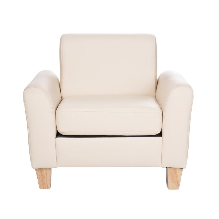 Alternate Image #1 of Sense of Place Tan Vinyl Chair