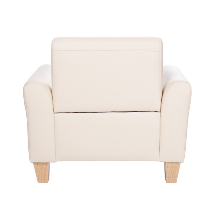 Alternate Image #1 of Sense of Place Tan Vinyl Chair