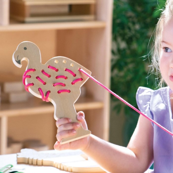 Alternate Image #1 of Safari Wooden Lacing Animals - Set of 5