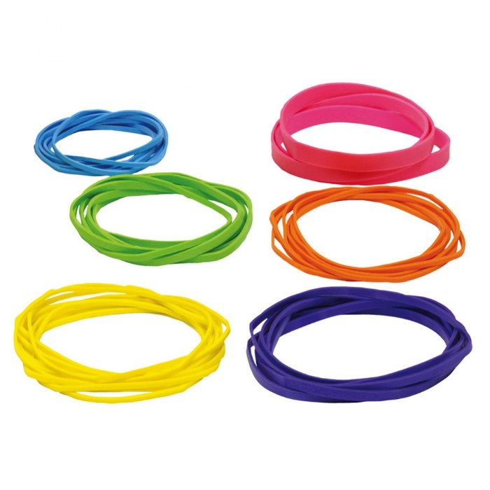 Primary Image of Colored Rubber Bands - 3 oz.