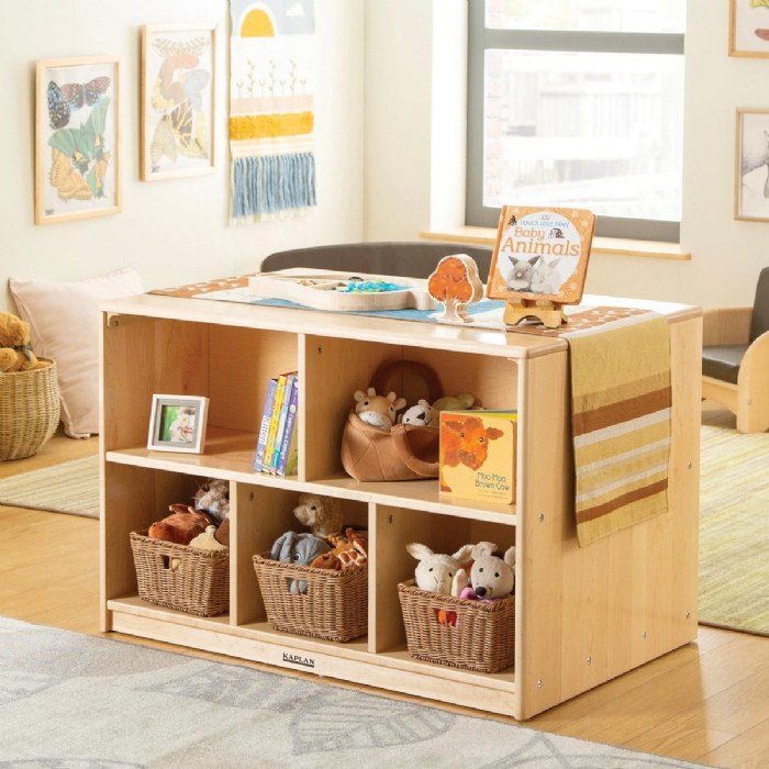 Alternate Image #1 of Factory Second Premium Solid Maple Toddler Storage Island