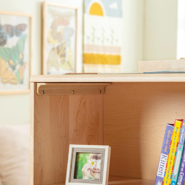 Alternate Image #1 of Factory Second Premium Solid Maple Toddler Storage Island