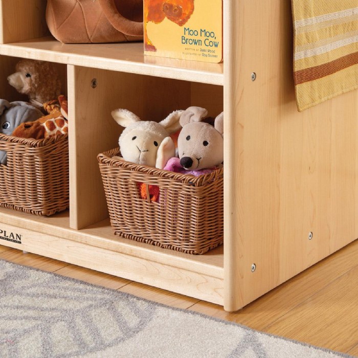 Alternate Image #1 of Factory Second Premium Solid Maple Toddler Storage Island