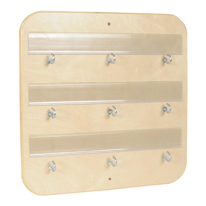 Primary Image of Wooden 9 Hook Pacifier Holder