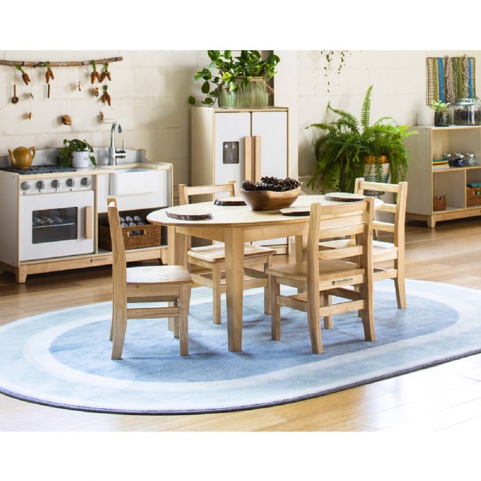 Alternate Image #1 of Sense of Place Highland Stripe Carpet - Blue - Oval