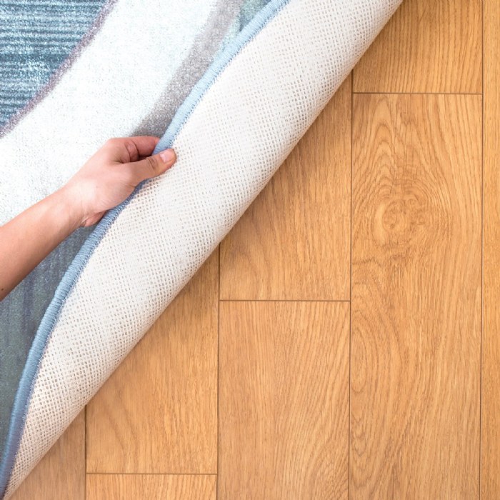 Alternate Image #1 of Sense of Place Highland Stripe Carpet - Blue - Oval