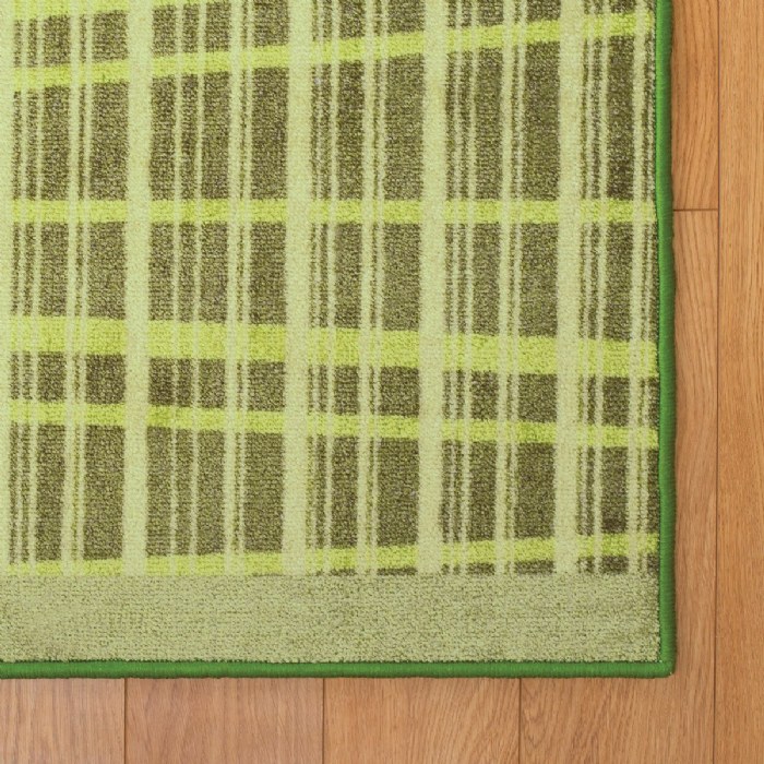 Alternate Image #1 of Sense of Place Carpet Runner - Green - 8' x 2' Rectangle
