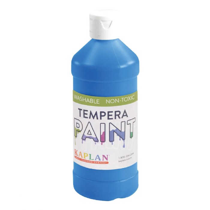 Primary Image of Kaplan Washable Tempera Paint - Blue - 16 oz