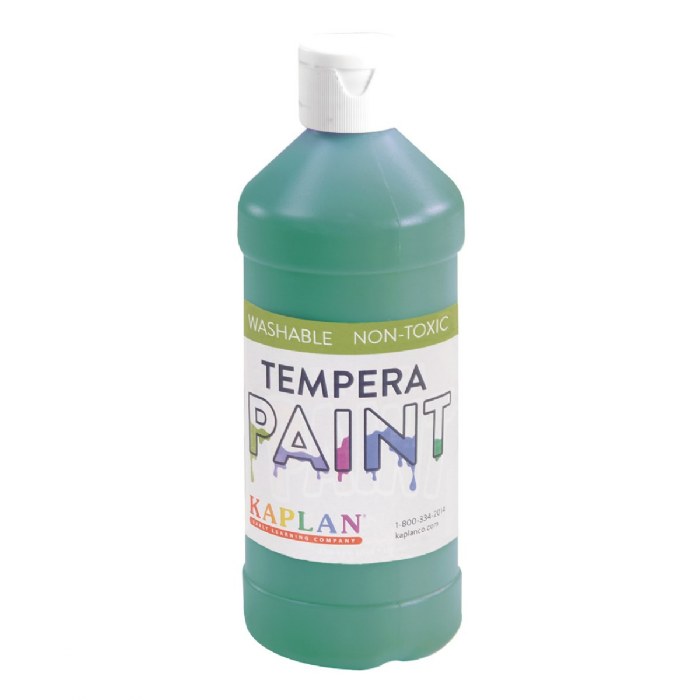 Primary Image of Kaplan Washable Tempera Paint - Green - 16 oz