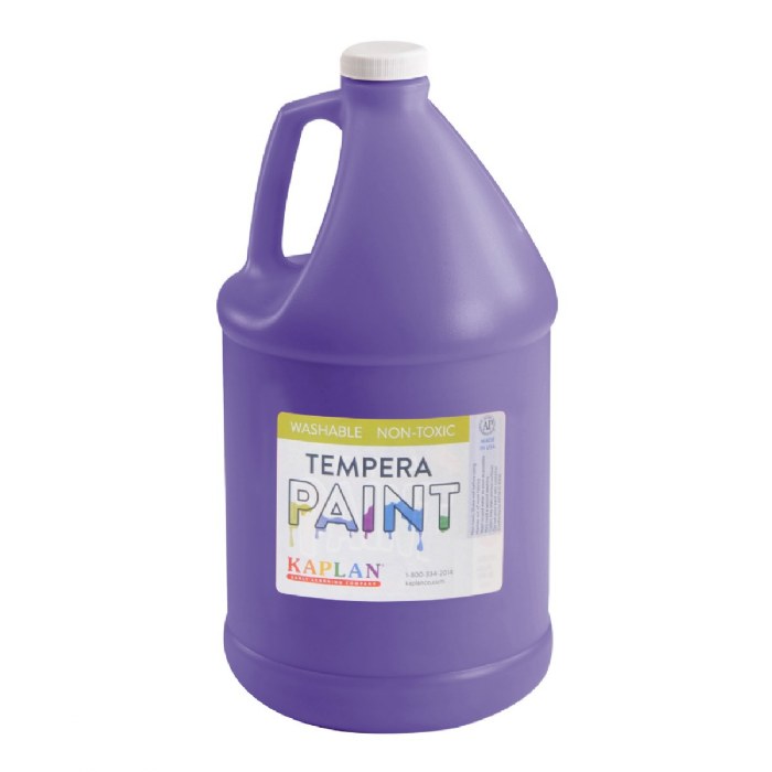 Primary Image of Kaplan Washable Tempera Paint - Purple - 1 Gallon
