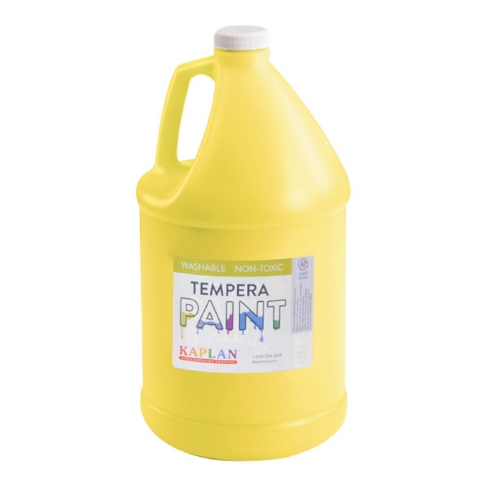 Primary Image of Kaplan Kolors Washable Tempera Paint - Yellow - 1 Gallon