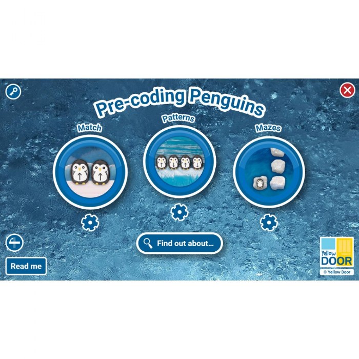 Primary Image of Pre-Coding with Penguins for Large Screens