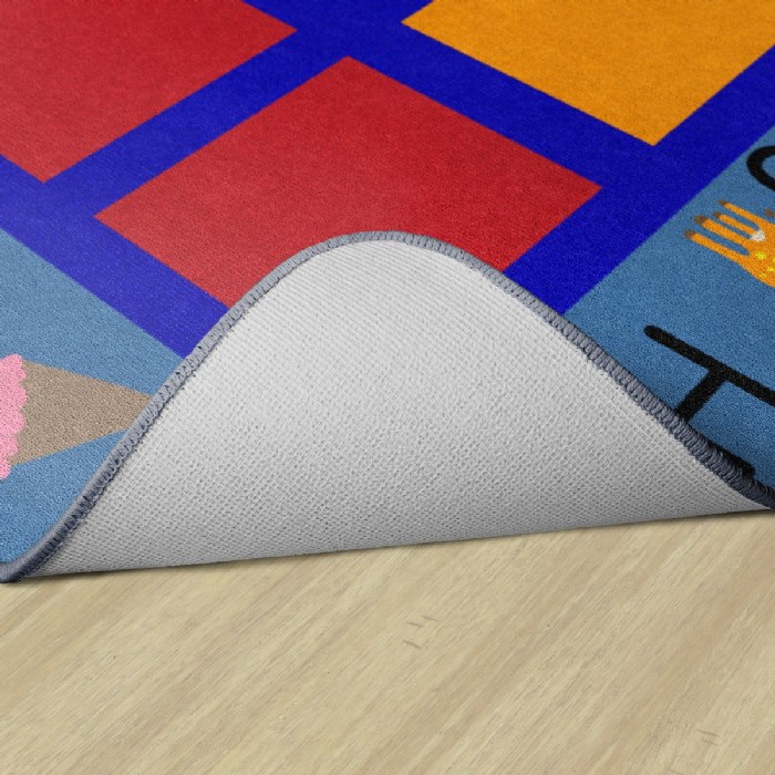 Alternate Image #1 of ABC Primary Phonics Seating Carpet - 8'4" x 12' Rectangle