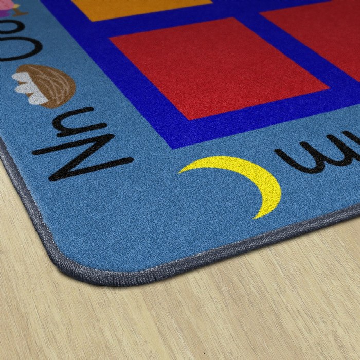 Alternate Image #1 of ABC Primary Phonics Seating Carpet - 8'4" x 12' Rectangle