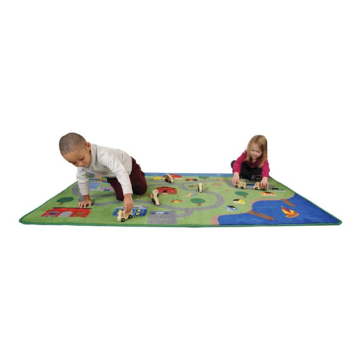 Alternate Image #1 of Where I Live Transportation Carpet - 4' x 6' Rectangle