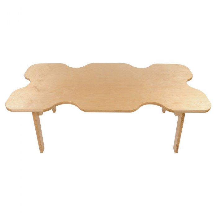 Alternate Image #1 of Puzzle Table with 18" Legs