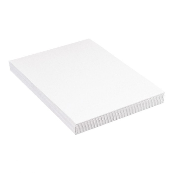 Primary Image of White Tagboard Packs - 100 Sheets Each