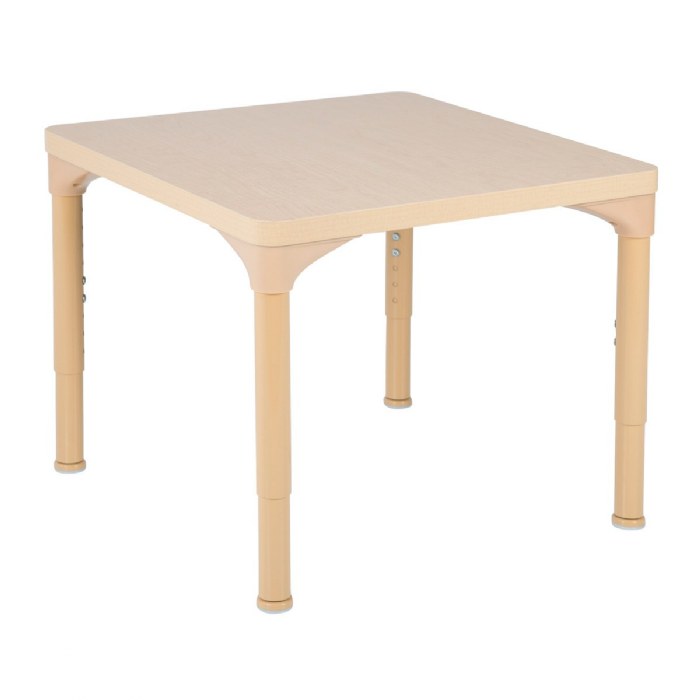 Primary Image of Laminate 24" x 24"  Square Table With Adjustable Legs