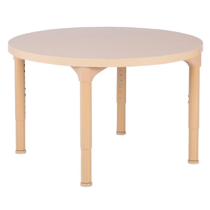 Primary Image of Laminate 30" Round Table with 21" - 30" Adjustable Legs
