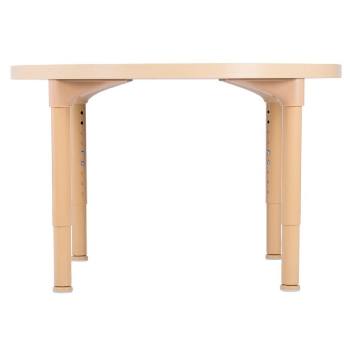 Alternate Image #1 of Laminate 30" Round Table with 12" - 16" Adjustable Legs