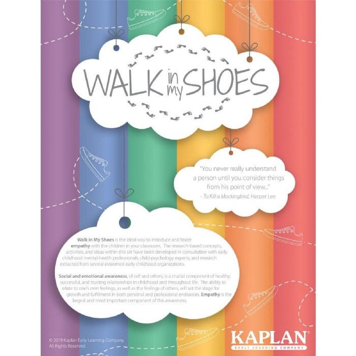 Alternate Image #1 of Walk in My Shoes Mat with Printable Activities and Teacher Guide