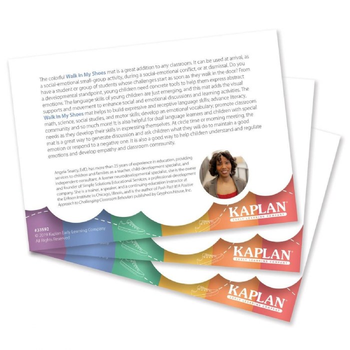 Alternate Image #1 of Walk in My Shoes Mat with Printable Activities and Teacher Guide