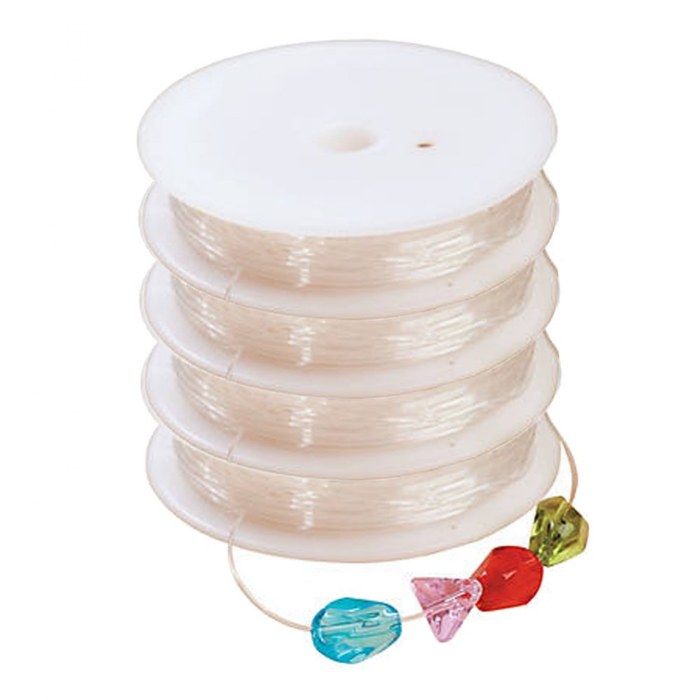 Alternate Image #1 of Clear Elastic Cord - 108 Yards