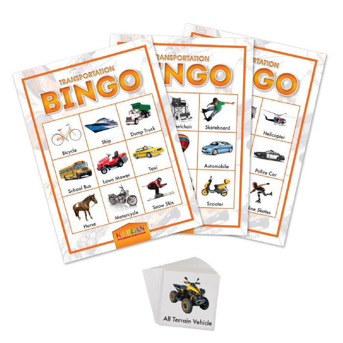 Alternate Image #1 of Kaplan Transportation Bingo Game - Factory Second