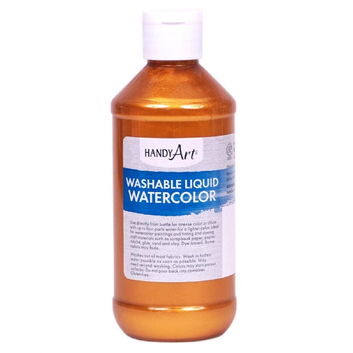 Primary Image of Liquid Watercolor 8 oz. - Antique Gold