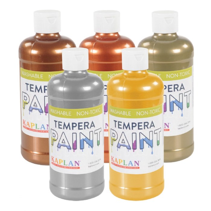 Primary Image of Metallic Tempera 16 oz. Paints