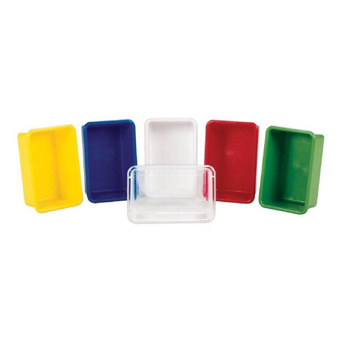 Primary Image of Assorted Color Storage Bins - Set of 20