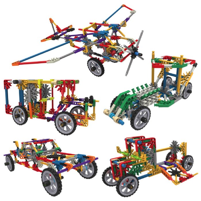 Alternate Image #1 of K'NEX&reg; Imagine Creation Zone Building Set - 417 Pieces