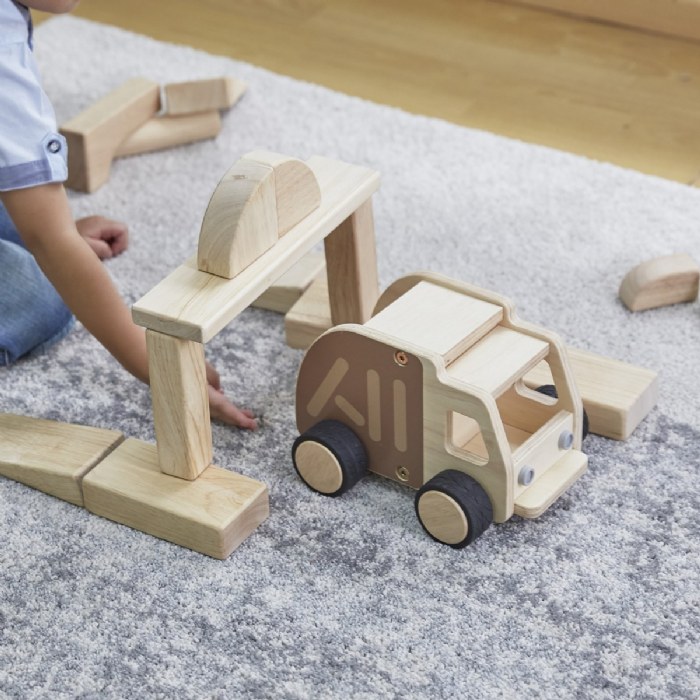 Alternate Image #1 of Wooden Garbage Truck