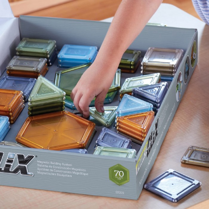 Alternate Image #1 of PowerClix&reg; Solids Natural - 70 Piece Set