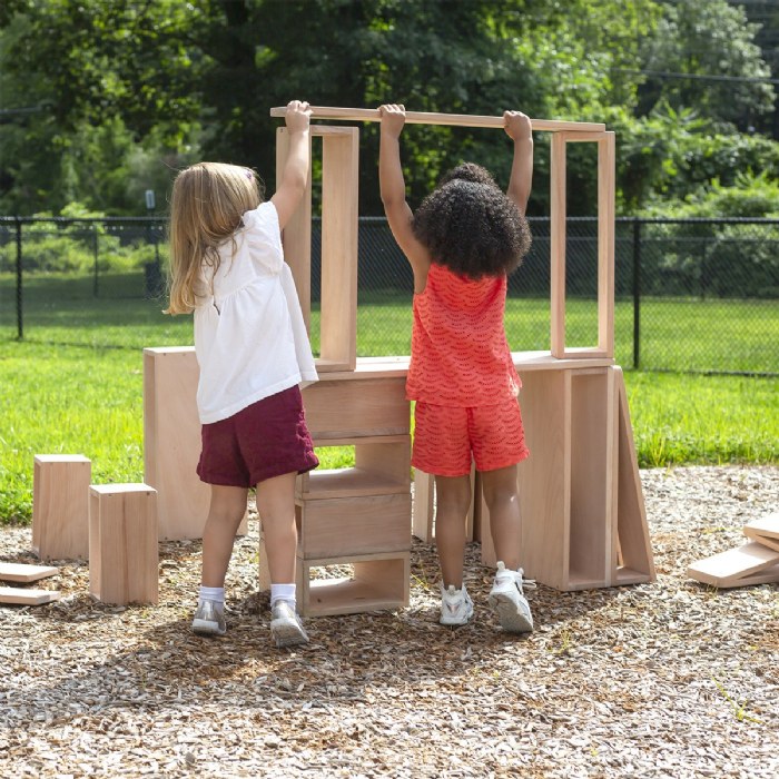 Alternate Image #1 of Outdoor Hollow Blocks - 25 Piece Set