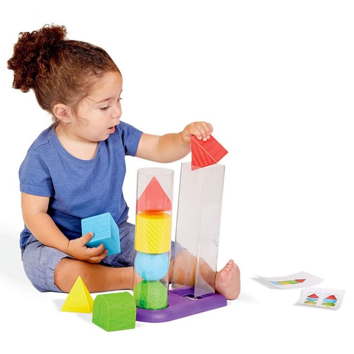 Alternate Image #1 of Geostacker Sorting and Stacking Toy - 11 Pieces