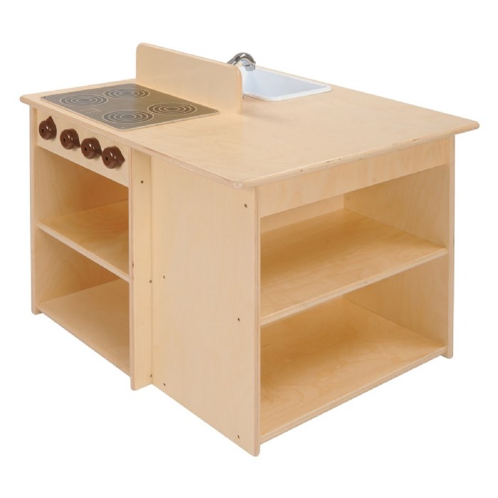 Alternate Image #1 of 4-Sided Toddler Kitchen