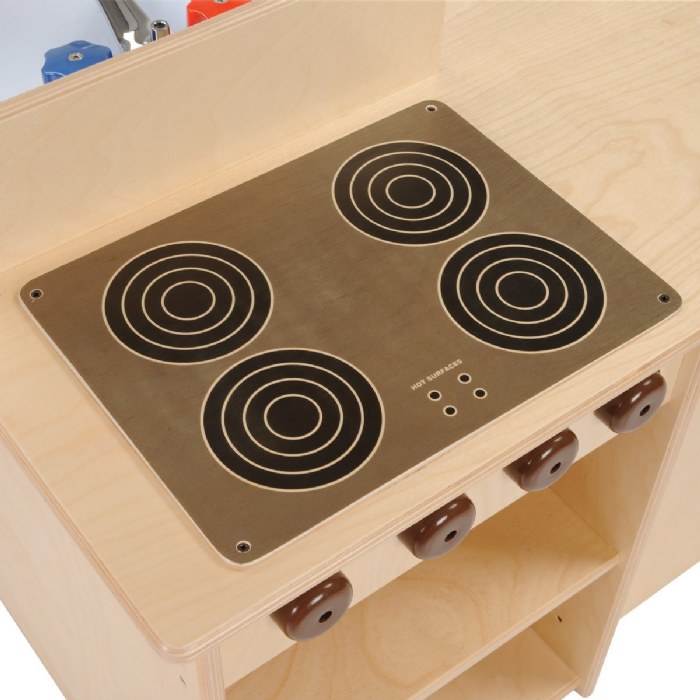 Alternate Image #1 of 4-Sided Toddler Kitchen