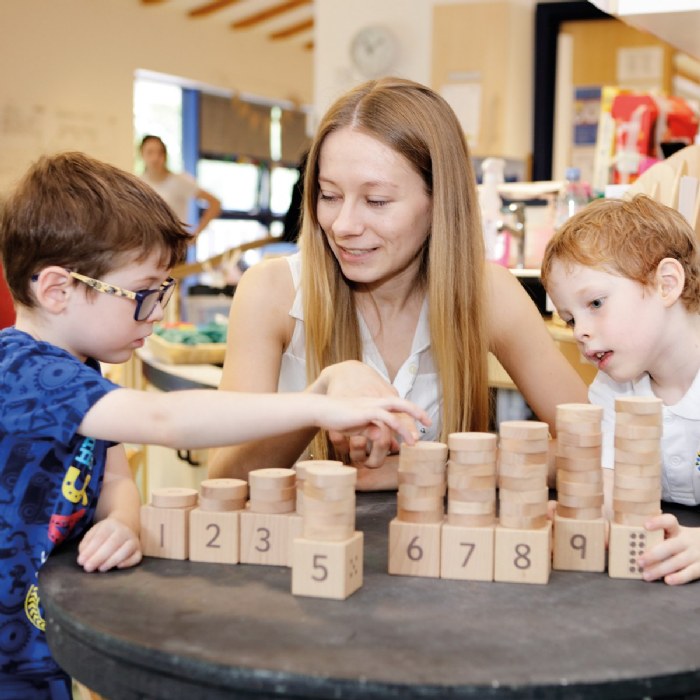 Alternate Image #1 of 1 - 10 Number Stacker - Count and Learn