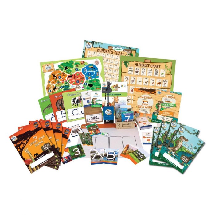 Alternate Image #1 of Classrooms alive&trade; - Kindergarten with Portable Rug - 7'6" x 5'