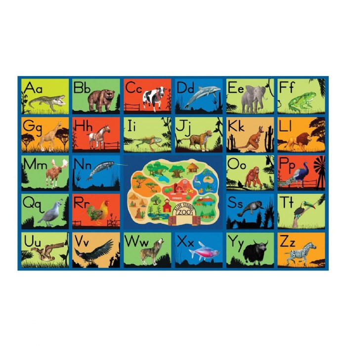 Alternate Image #1 of Classrooms alive&trade; - Kindergarten with Portable Rug - 7'6" x 5'