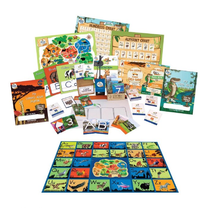 Primary Image of Classrooms alive&trade; - Kindergarten with Small Rectangle Rug - 6' x 9'