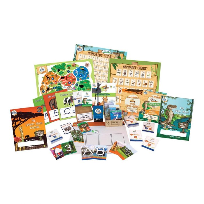 Alternate Image #1 of Classrooms alive&trade; - Kindergarten with Small Rectangle Rug - 6' x 9'