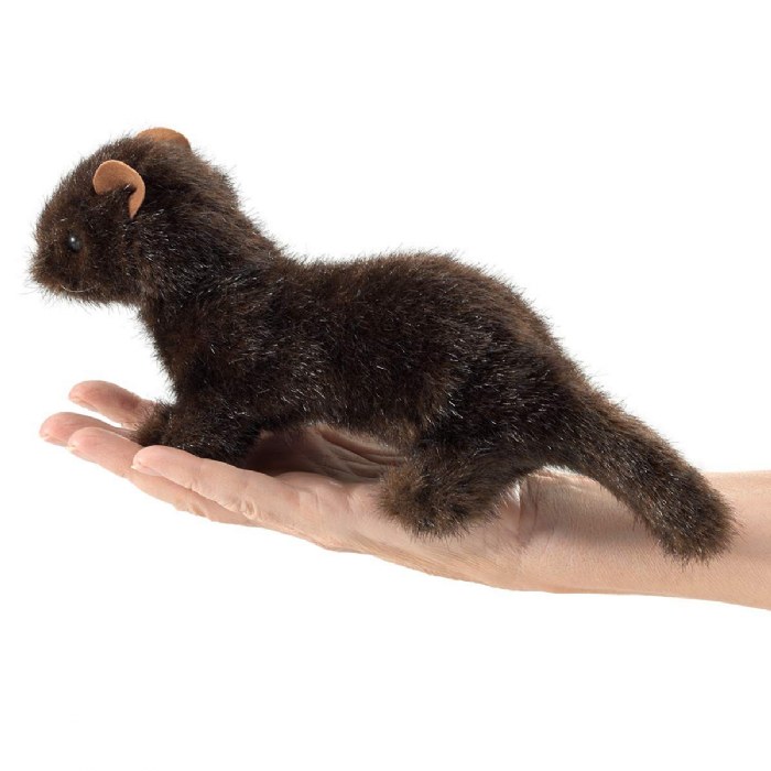 Alternate Image #1 of Mini Mink Finger Puppets - Set of 4