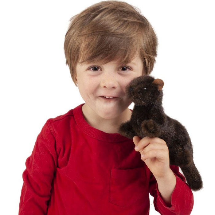 Alternate Image #1 of Mini Mink Finger Puppets - Set of 4