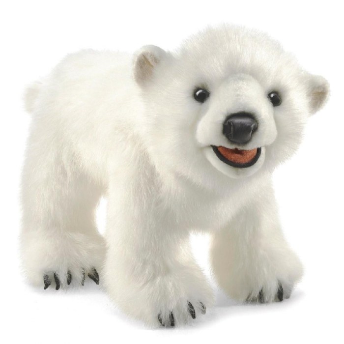 Primary Image of Soft Polar Bear Hand Puppet