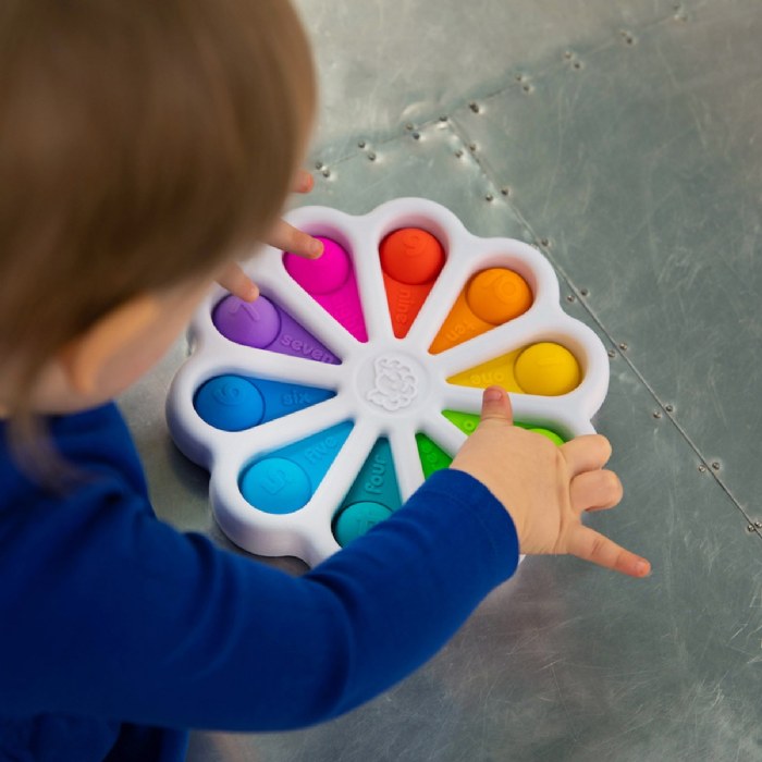 Alternate Image #1 of Dimpl Digits - Colorful Tactile Toddler Disc